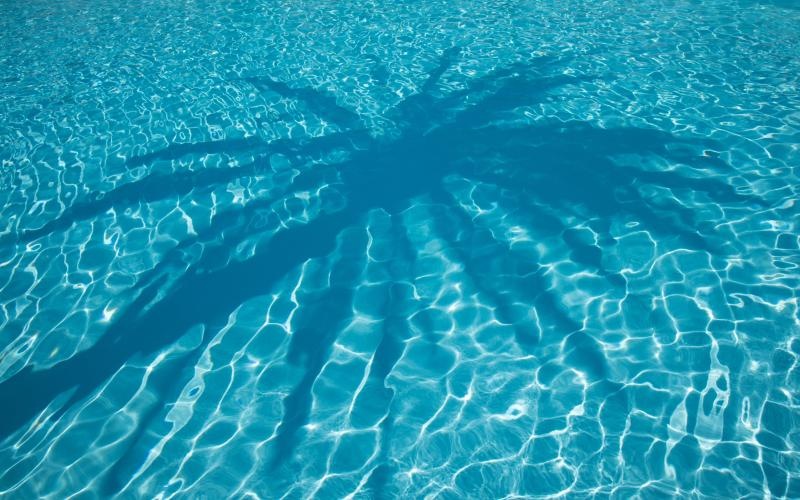 a pool of water